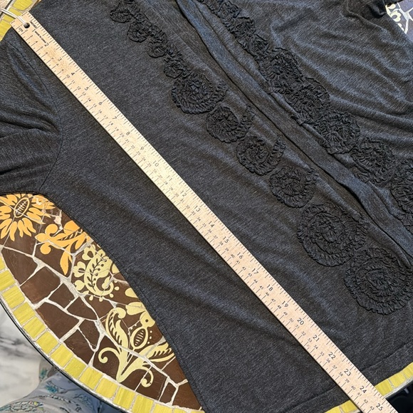 FOREVER FASHION EMBELLISHED DUSTER SZ: PL - Picture 8 of 8